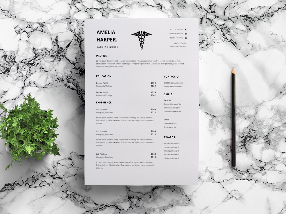 Free Cardiac Nurse Resume Template