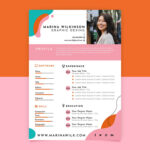 Colorful Abstract Resume