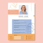 Colorful Fashion Resume