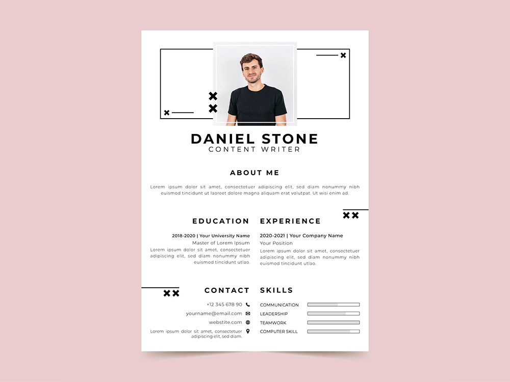 Free Content Writer Resume Template