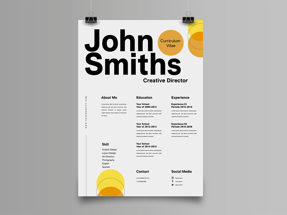 Free Creative Director Resume Template