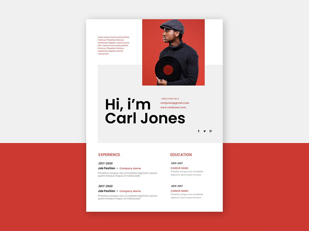 Free Sound Engineer Resume Template