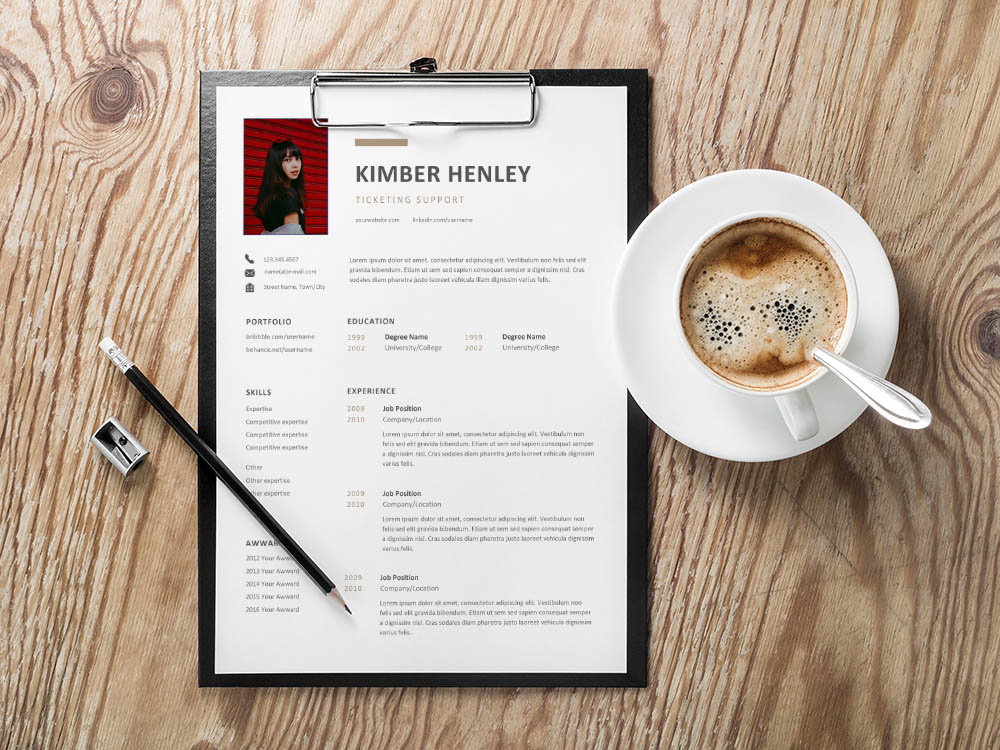 Free Ticketing Support Resume Template