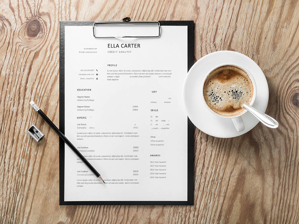Free Credit Analyst Resume Template