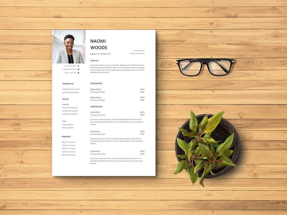 Free Equity Analyst Resume Template