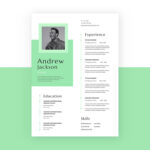 Elegant Green CV Resume