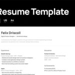 Simple Figma Resume