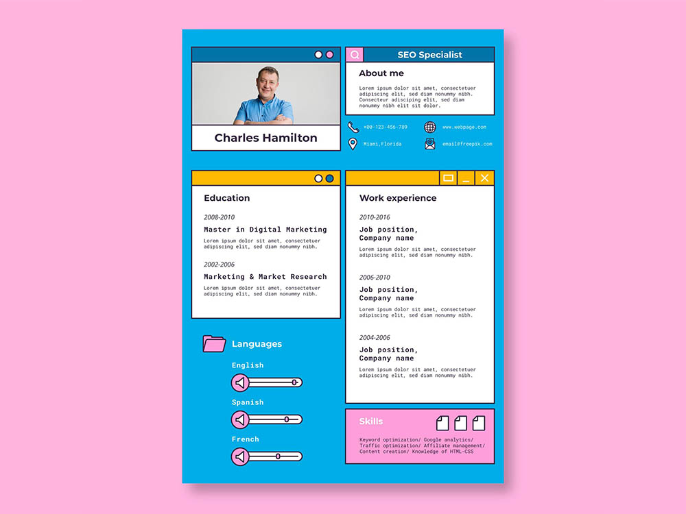 Free SEO Specialist Resume Template