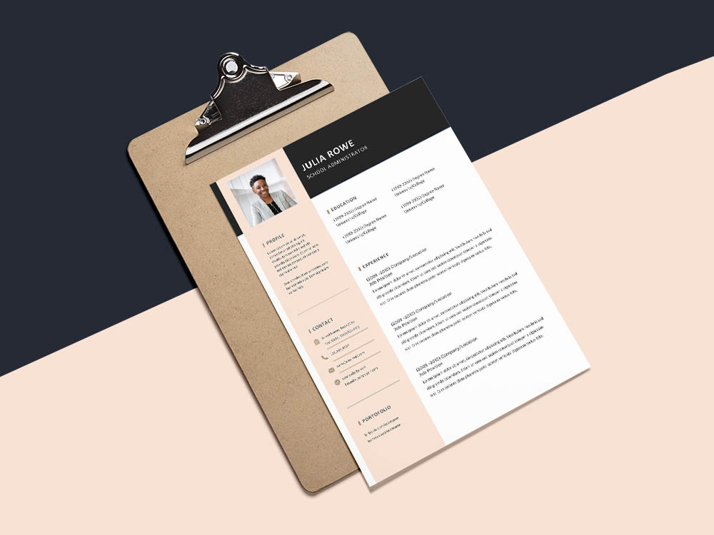 Free School Administrator Resume Template