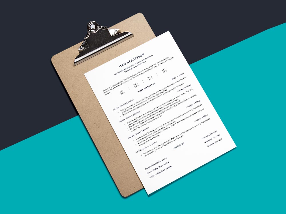 Free Mid-Career ATS Friendly Resume Template