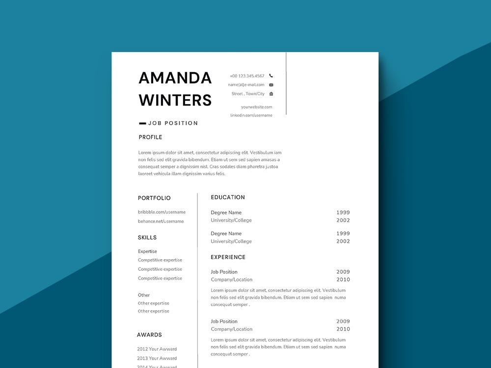 Admin Manager Resume Example