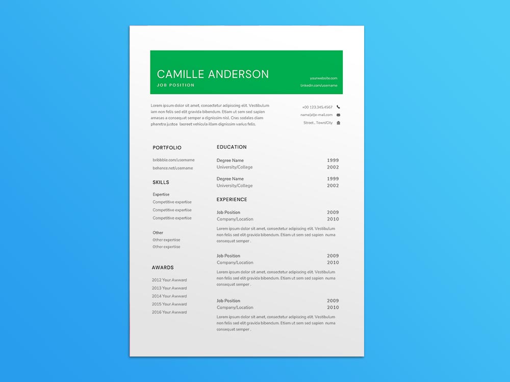 Free Administrative Support Resume Template