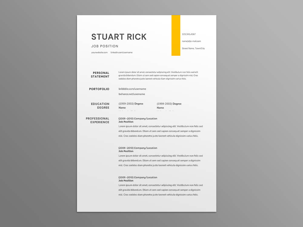 Free Financial Administrative Assistant Resume Template with Example for Job Seeker