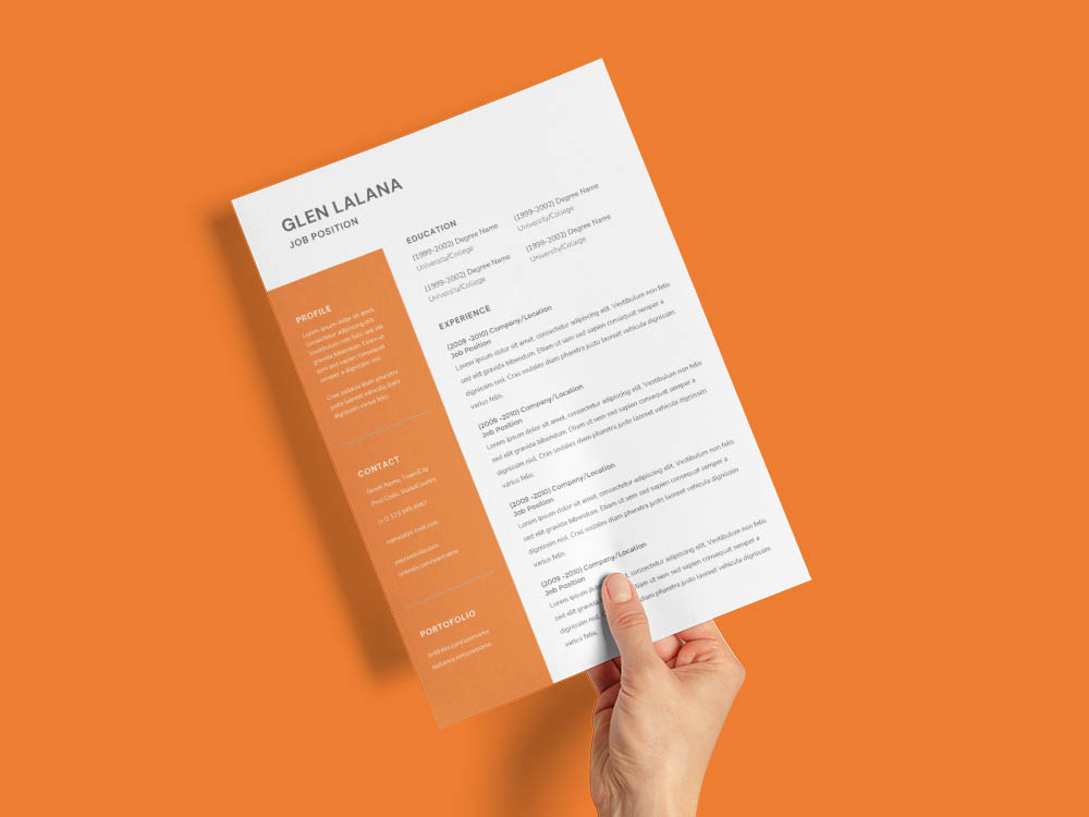 Free General Office Assistant Resume Template with Clean Look