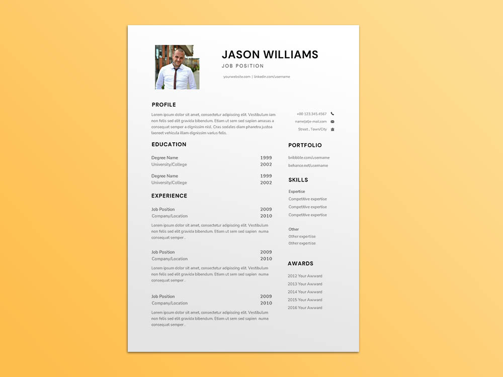 Free Office Coordinator Resume Sample Template with Clean Look