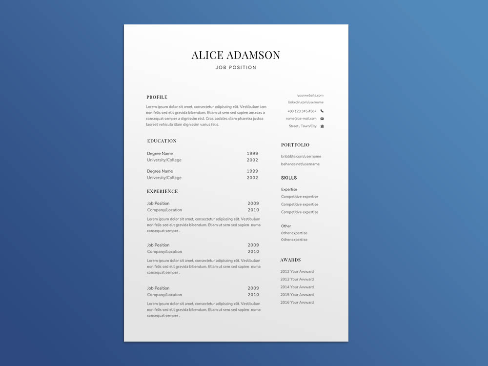 Free Team Assistant Resume Sample Template with Clean Look