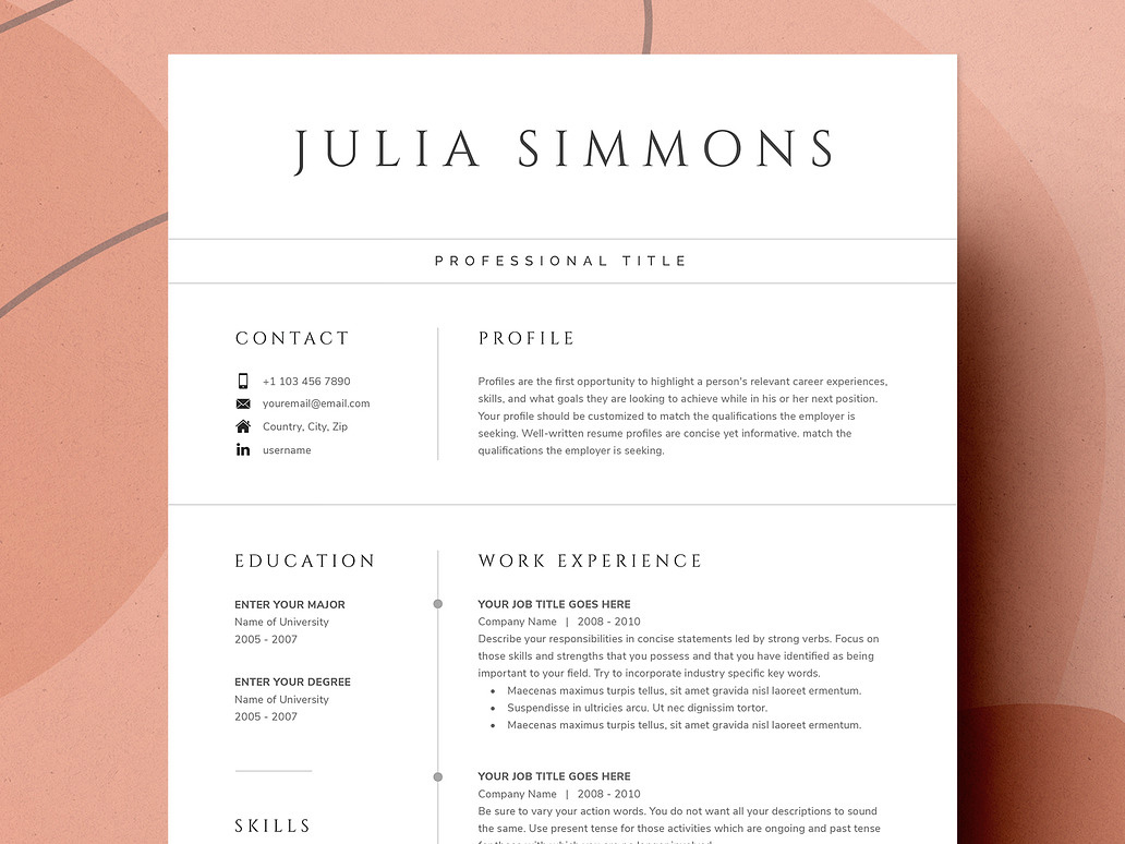 Commercial Banker resume template