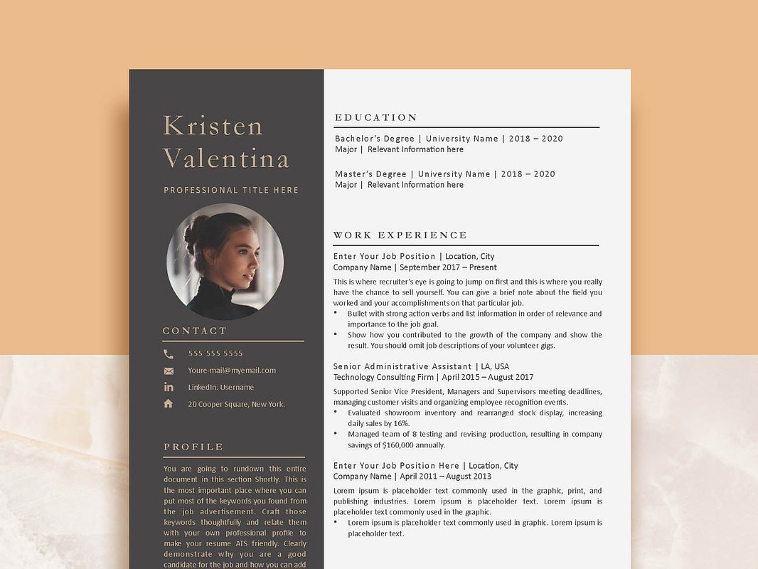 Exploration Geologist Resume Template DOCX & Pages – Professional Mining & Geology CV