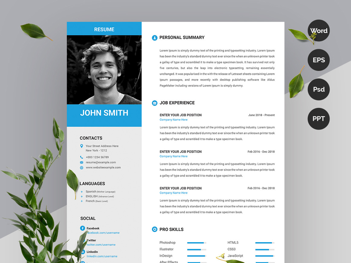 Freelance Tax Consultant Resume Template – Professional Resume for Independent Tax Advisors, CPAs & Accounting Consultants