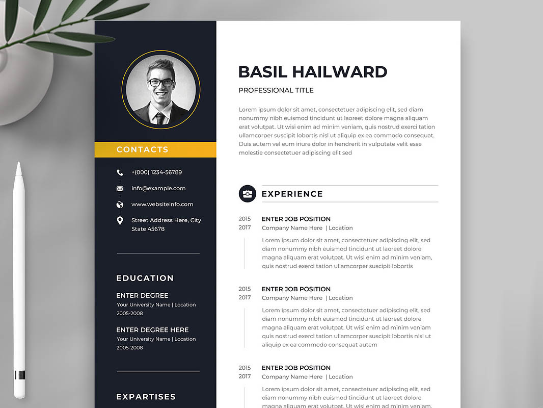 Graduate Mining Engineer Resume Template | ATS CV for Entry-Level Mining Jobs