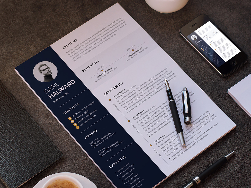 Mine Design Engineer Resume Template | ATS Mining Engineering CV for Word