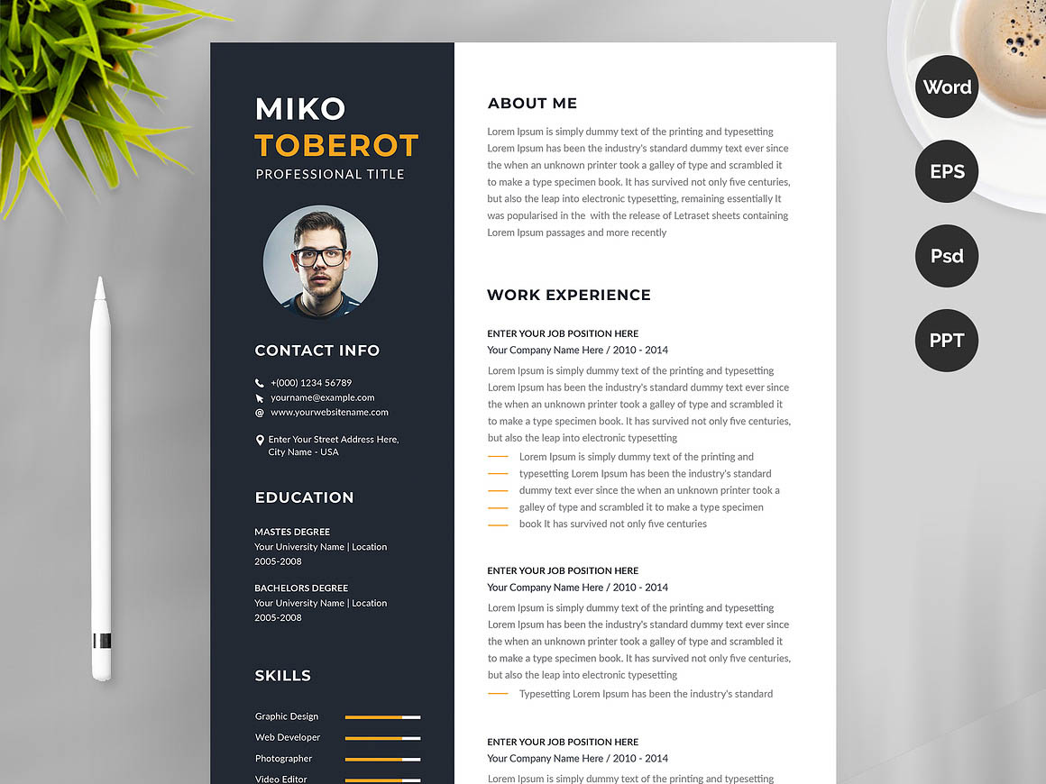 Mining Engineer Resume Template | ATS Resume for Mining, Geotechnical & Mineral Engineering Careers