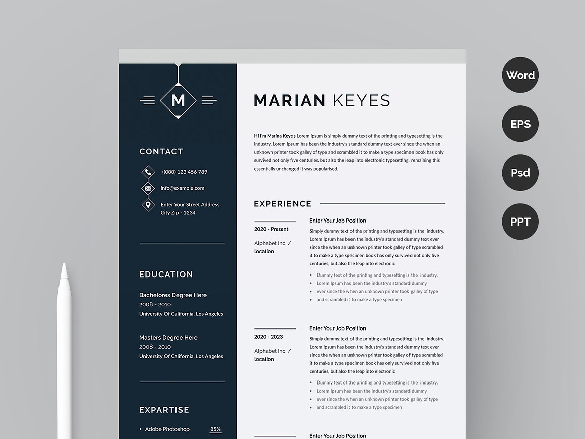 Private Equity Associate Resume Template | ATS Resume for Investment Banking & Private Equity Careers