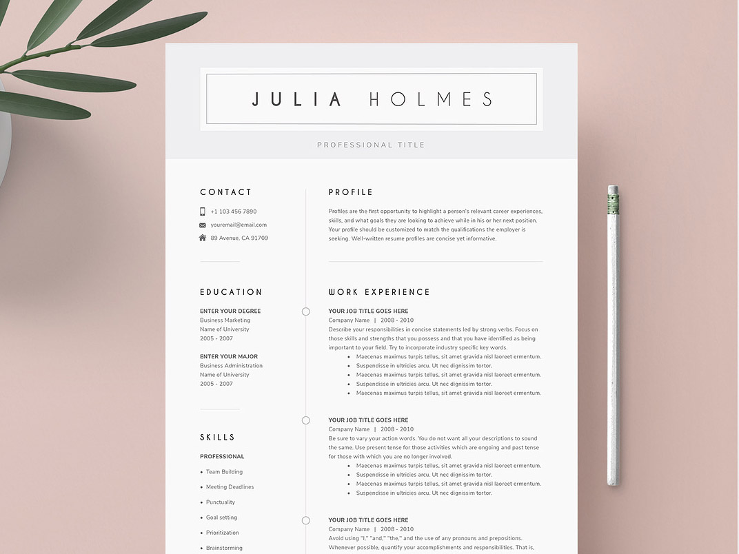 Private Equity Associate Resume Template – Executive ATS Resume for Investment Banking & Finance