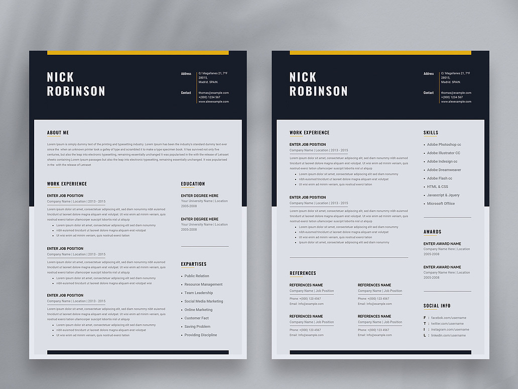 Rock Mechanics Engineer Resume Template | ATS CV for Geotechnical & Mining Engineers