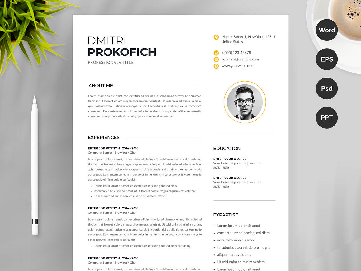 Senior Mining Engineer Resume Template | ATS CV for Mining Leadership & Project Management