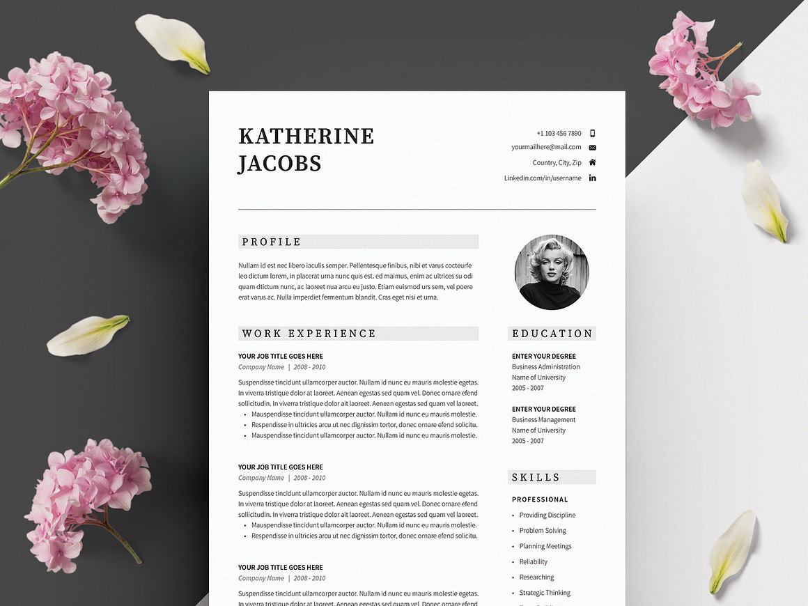 Professional Underwriter Resume Template | ATS CV for Insurance, Banking & Mortgage Careers